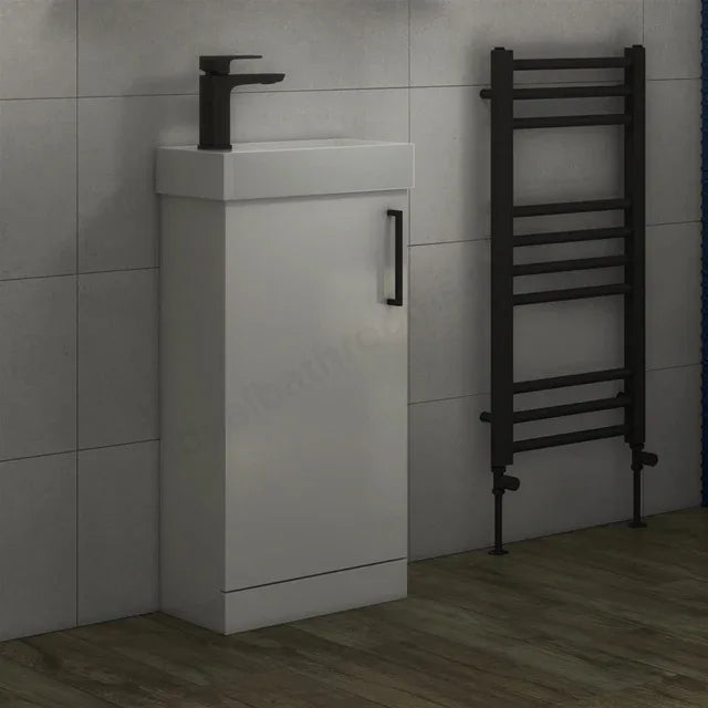 Swan 168mm Furniture Handle - Brass, Black or Chrome | Glebe Collection Black