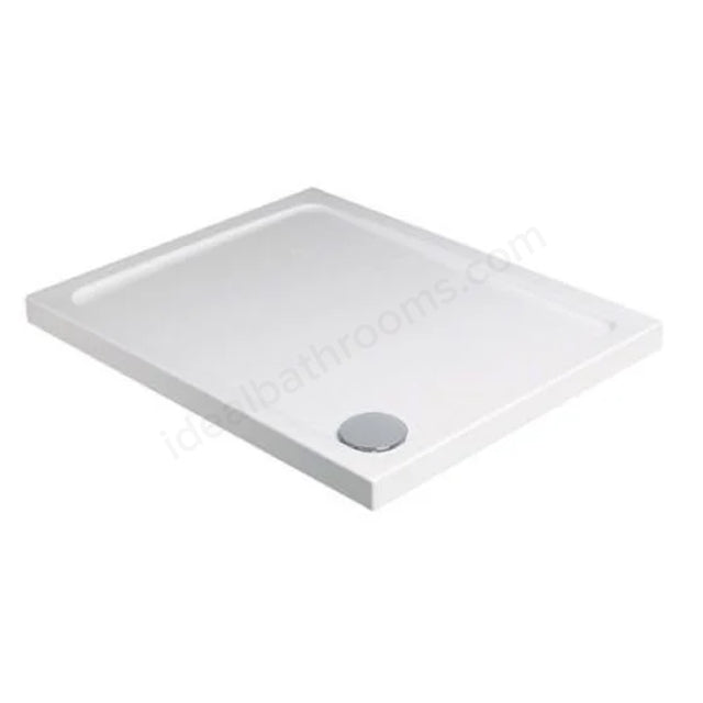 Swan Stony Anti-Slip Shower Tray - White
