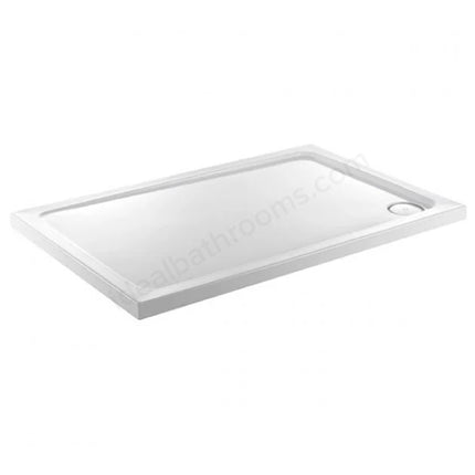 Swan Stony Anti-Slip Shower Tray - White