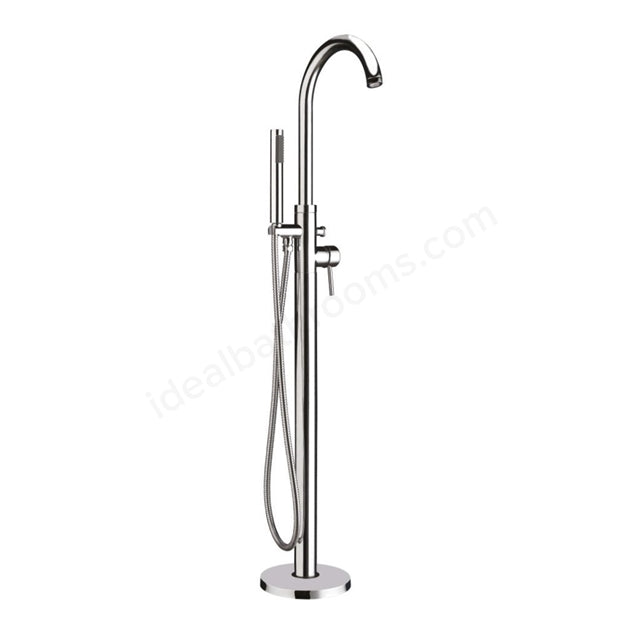 Swan Elfield Freestanding Bath Tap w/ Shower - Chrome