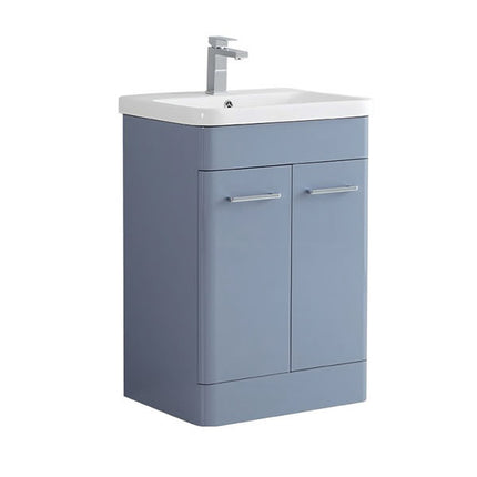 Portland Curved 600mm Waterproof Vanity Unit & Basin