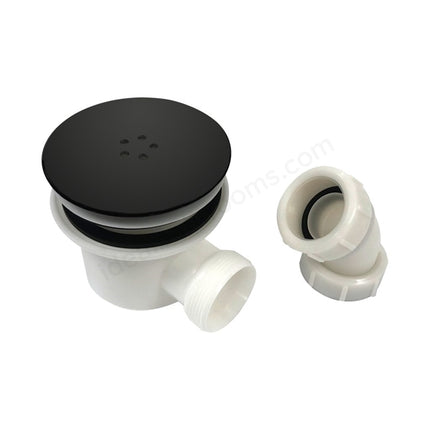 90mm Universal Shower Waste | Chrome, Black & Brushed Brass | Fast Flow