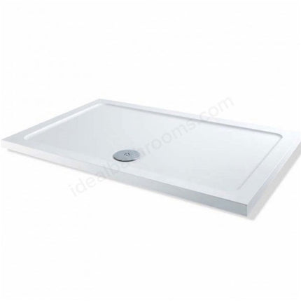 MX Elements Rectangle Shower Tray | White | 43 Size Options | 40mm Low Profile