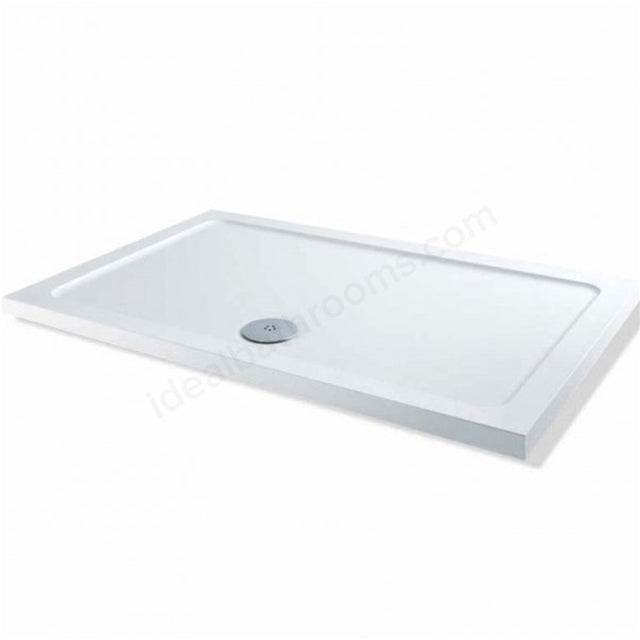 MX Elements Rectangle Shower Tray | White | 43 Size Options | 40mm Low Profile