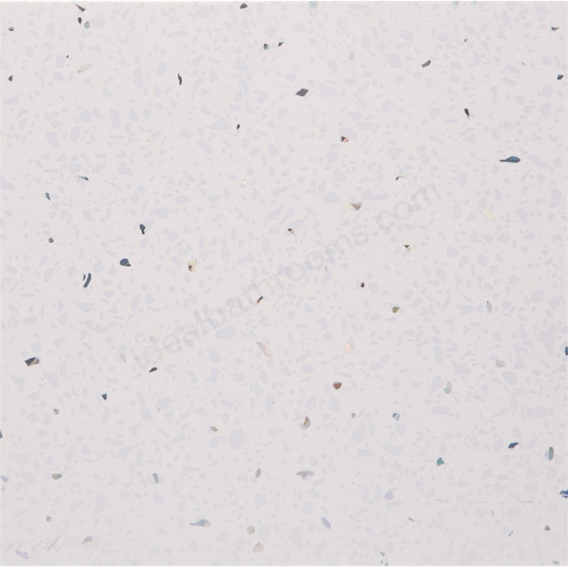 Neptune 1000mm x 2400mm Heavy Duty PVC Shower Panel - White Sparkle (2 Pack)