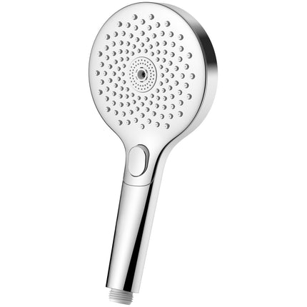 Euroshowers TurboJet Shower Handset | AeroTek Technology | 3 Spray Patterns | Chrome & Chrome/White