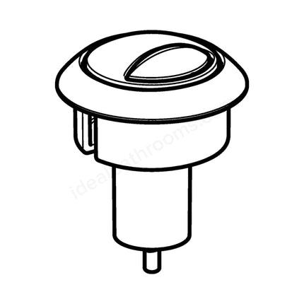 Geberit Flush Button Actuator | Chrome Gloss | For Type 230 & 240 Flush Valves | 238.501.21.1