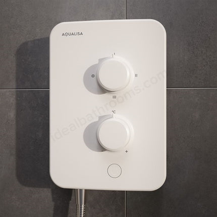 Aqualisa E1 Single Mode Handset Electric Shower - White