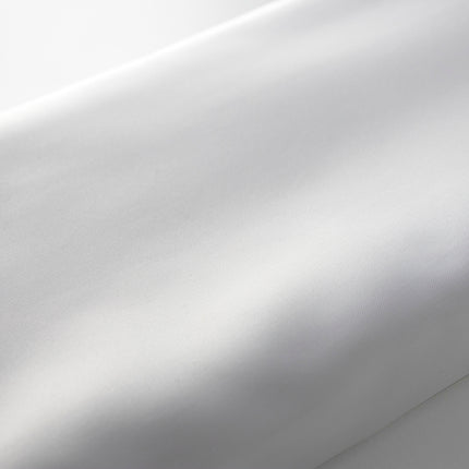 Euroshowers Simple White Shower Curtain | 100% Polyester | 2 Sizes | Metal Eyelets