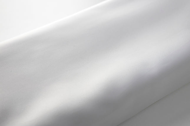 Antibacterial Simple White Shower Curtain | 100% Polyester | 6 Sizes | Metal Eyelets