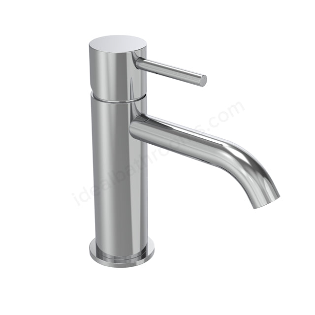 Tavistock Cohort Lever Basin Mixer Tap - Single Lever with Click Waste - 3 Finishes Chrome