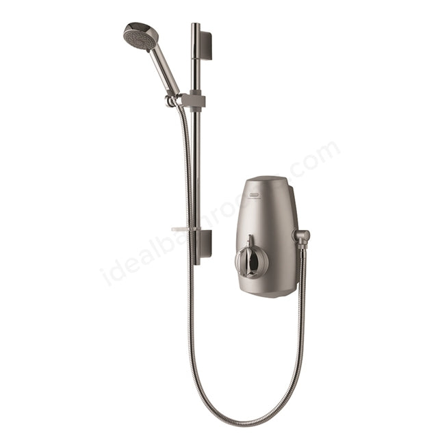 Aqualisa AQUASTREAM Thermostatic Power Shower for Low Pressure Systems Adjustable Head
