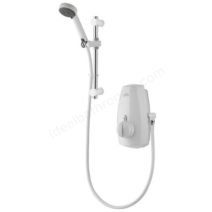 Aqualisa AQUASTREAM Thermostatic Power Shower for Low Pressure Systems Adjustable Head