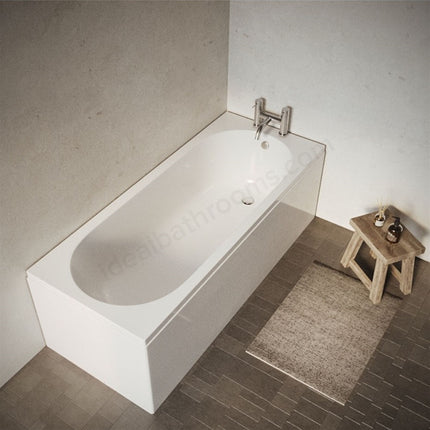 Carronite 1700 x 700mm Single Ended Bath - White