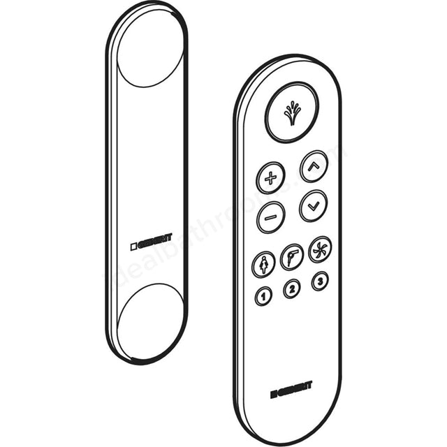 Geberit AquaClean Large Remote Control | For Mera Classic & Mera Comfort | 245.840.01.1