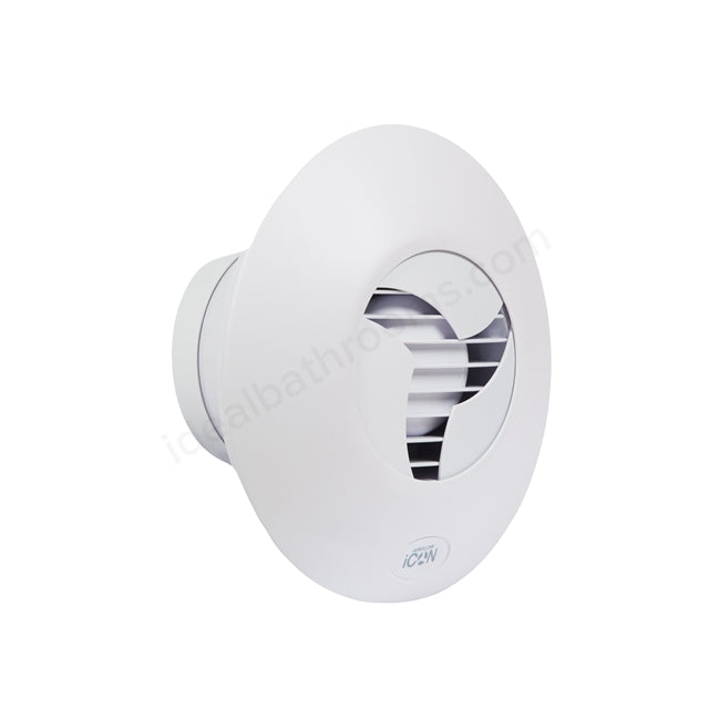 Airflow iCON 15 SELV Low Energy Mixed Flow Fan | 12V DC | Surface or Recessed
