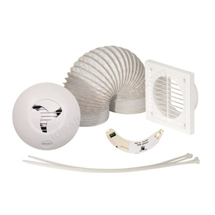Airflow iCON 15 Basic Mixed Flow Fan | 240V | Fan Only, Timer or Humidity/Timer