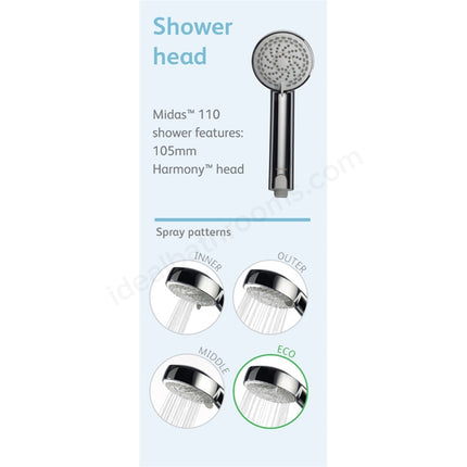 Aqualisa Midas 110 Bath Shower Mixer