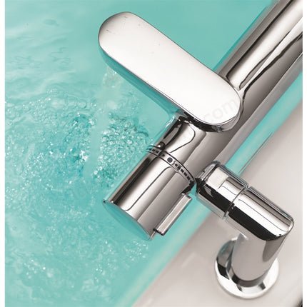 Aqualisa Midas 220 Bath Shower Mixer with Adjustable Head - HP/Combi - Chrome