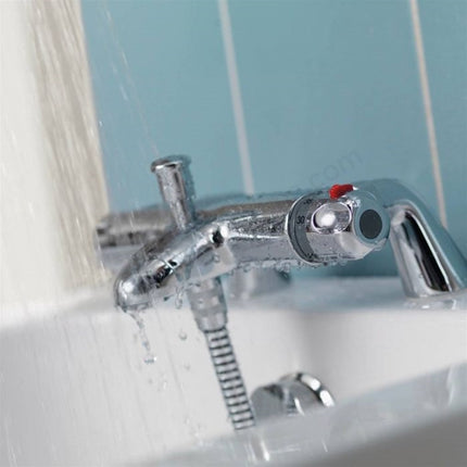 Aqualisa Midas 100 Bath Shower Mixer Tap - Chrome