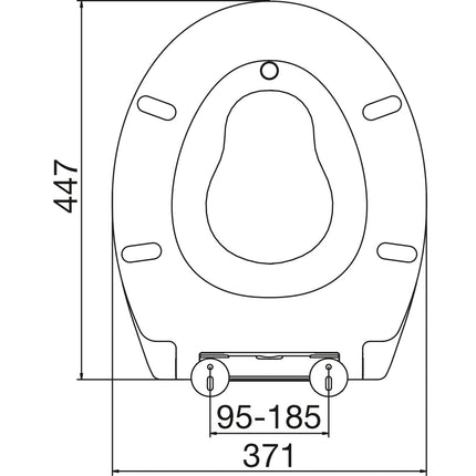 Euroshowers Multi Seat PP Toilet Training Seat | White | Soft Close | 83030