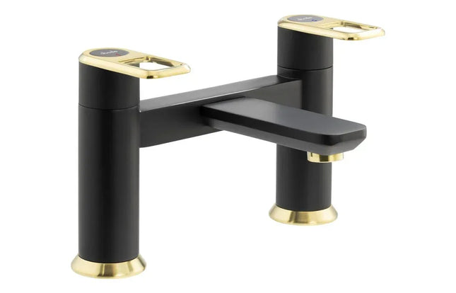Abode Levarto Bath Filler Tap - 5 Finishes Available Matt Black & Brass