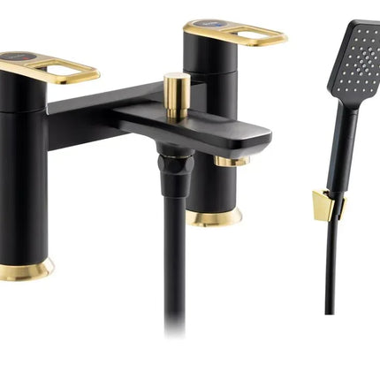 Abode Levarto Bath Shower Mixer Tap - 5 Finishes Available Matt Black Brass