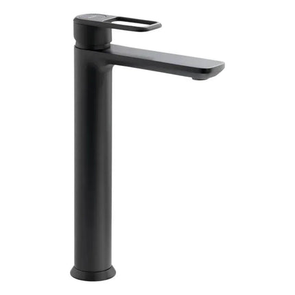 Abode Levarto Tall Basin Mixer Tap for Countertop Basins - 5 Finishes Matt Black