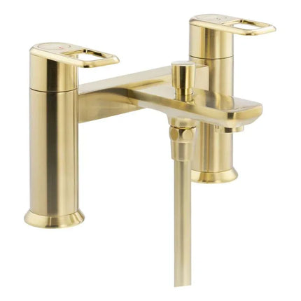 Abode Levarto Bath Shower Mixer Tap - 5 Finishes Available Brushed Brass