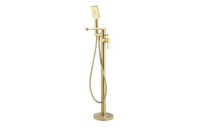 Abode Levarto Freestanding Bath Shower Mixer Tap - 5 Finishes Brushed Brass