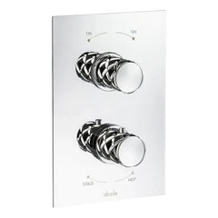 Abode Kite Concealed Thermostatic Shower Valve 2 Exit - Chrome Chrome