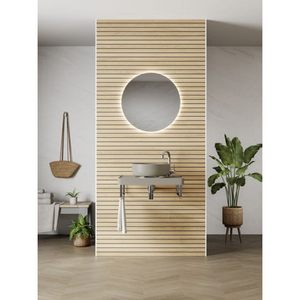 Abode Aruna 600mm Frameless Round Mirror