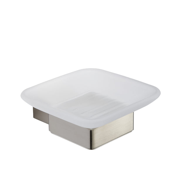 Kartell Premium Soap Dish Holder | Brushed Nickel | ACC326