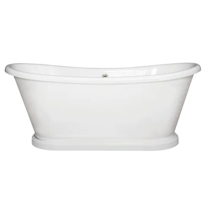 BC Designs Boat Bath 1700mm Freestanding | Gloss White | Acrymite Acrylic