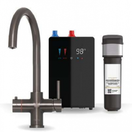 Brewmaster 4-in-1 Swan Neck Boiling Water Tap with Digital Tank