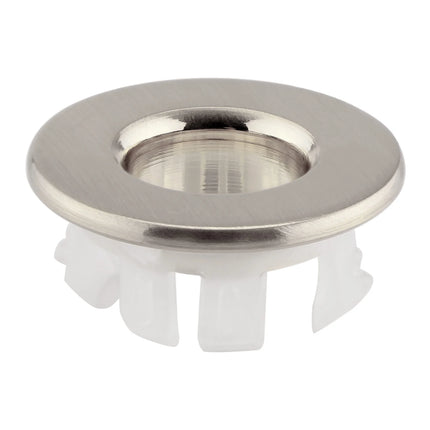 Basin Overflow Cover Brushed Nickel