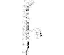 Prima Single Lever Mixer Tap - Chrome