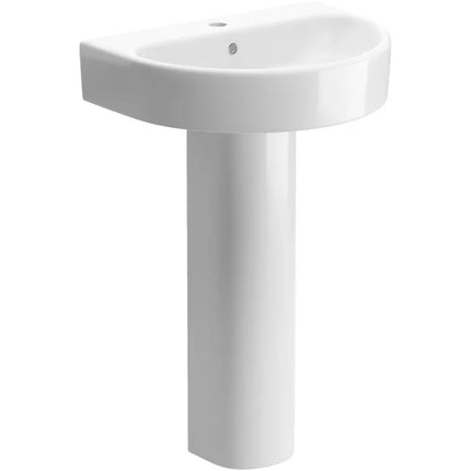 Coniston 555x430mm 1TH Basin & Full Pedestal