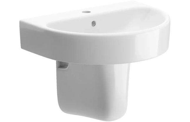 Coniston 555x430mm 1TH Basin & Semi Pedestal