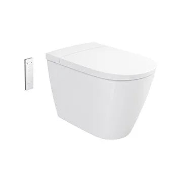 White Back To wall toilet on a white background