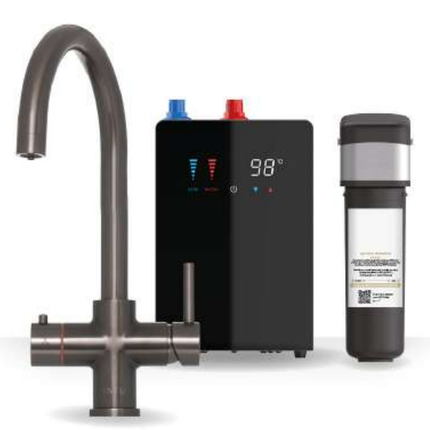 Brewmaster 4-in-1 Swan Neck Boiling Water Tap with Digital Tank