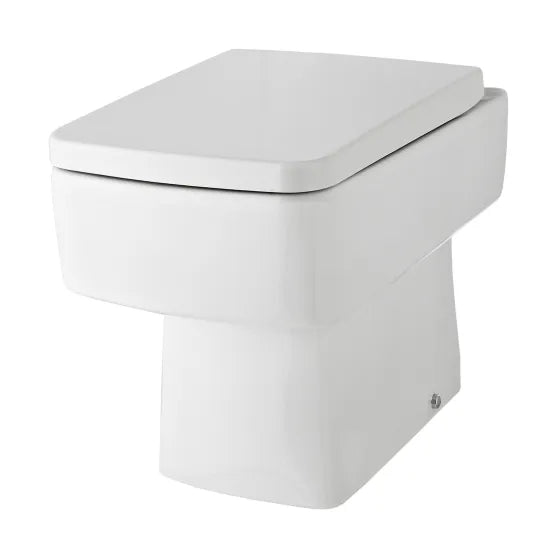 Hudson Reed Square Back To Wall Toilet Pan Including Seat