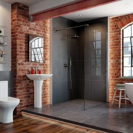 Sondrio Basin and Full Pedestal - White | 1 Tap Hole | 560x450mm | Lifetime Guarantee