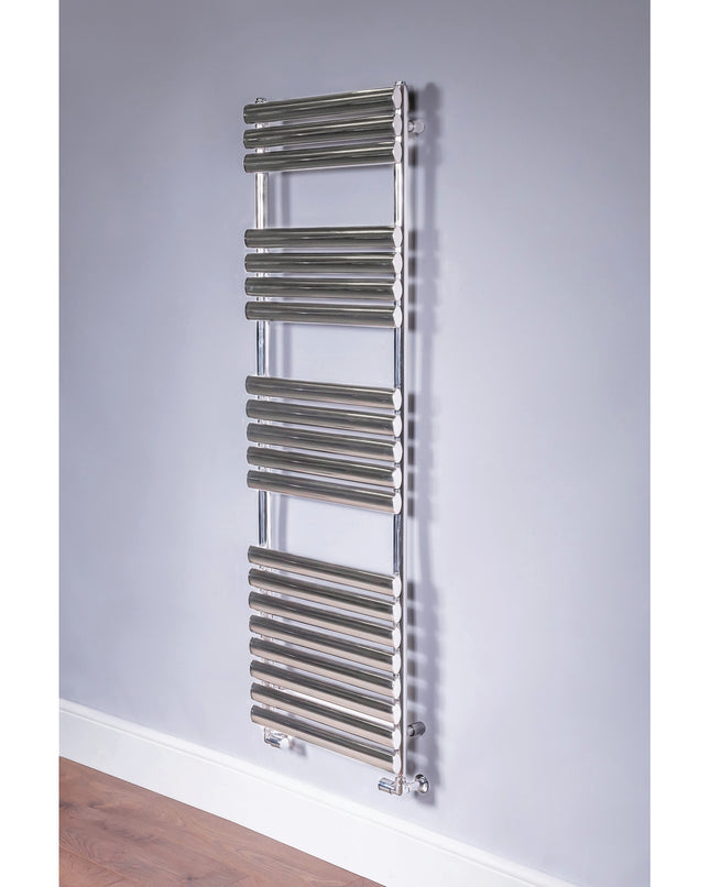 DQ Heating Cove STR Polished Stainless Steel Towel Rail Radiator