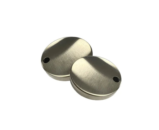 Kartell Toilet Seat Hinge Cover Caps | Brushed Brass & Matt Black | For SEA102D & SEA104D