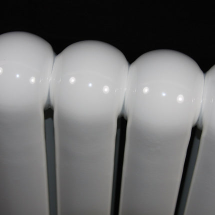 Cassius Horizontal Designer Radiator - White & Anthracite - 500mm x 507-1410mm