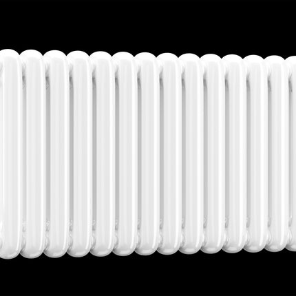 Cassius Horizontal Designer Radiator - White & Anthracite - 500mm x 507-1410mm