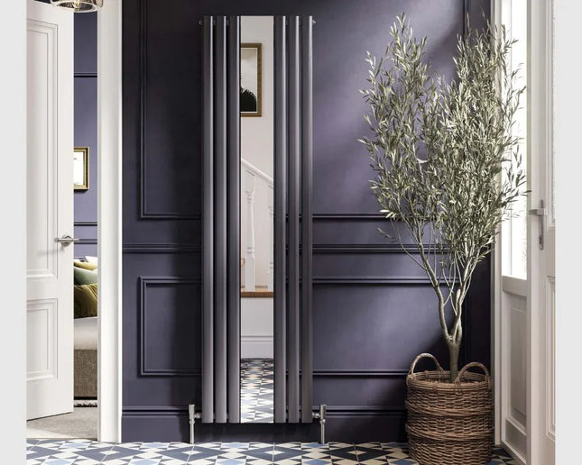 Cove Vertical Mirror, 2 Sizes - 2 Finishes Anthracite Texture