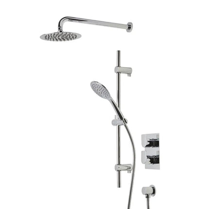 Roper Rhodes Crew Concealed Dual Function Shower System With Riser Kit and Overhead Shower