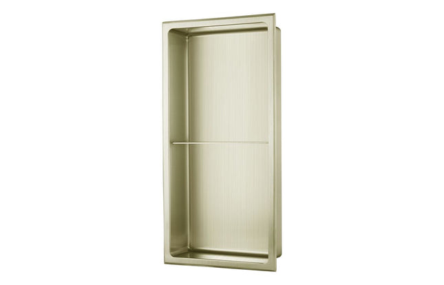 Bathroom Niche -Brushed Brass